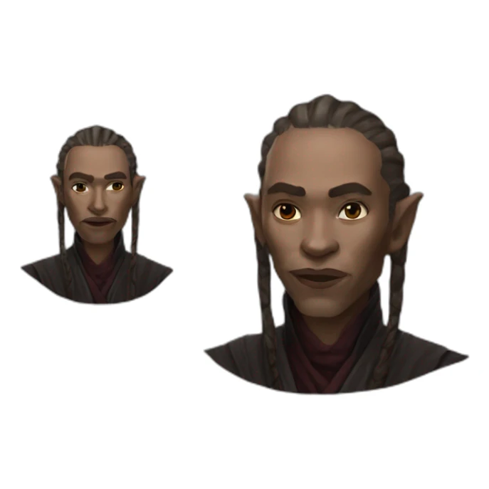 hyperrealist sith jedi in world of warcraft sticker