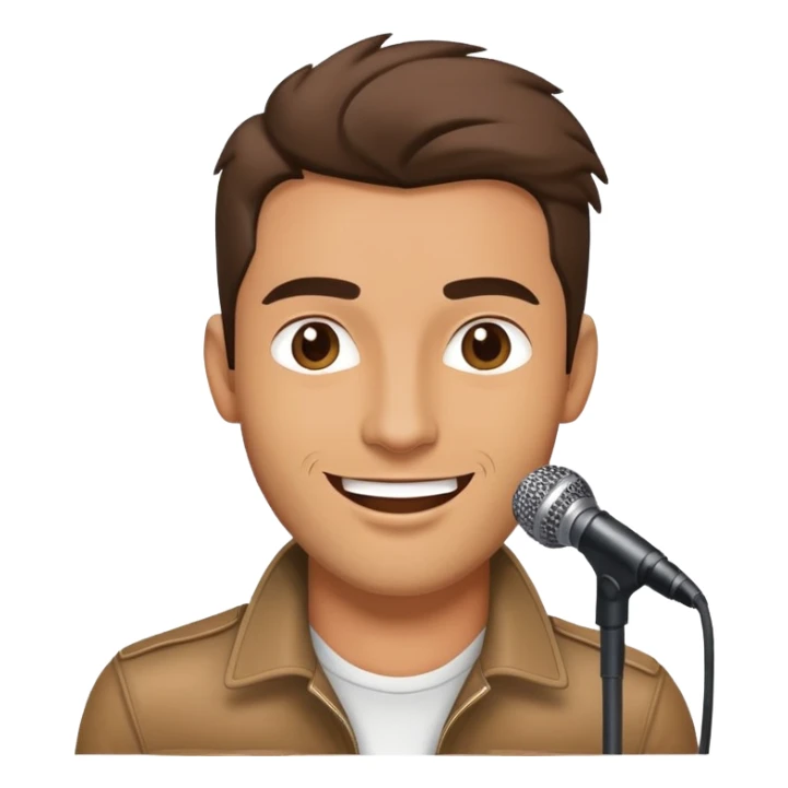 Happy Rock Pop Music Male Singer in his 30s sticker