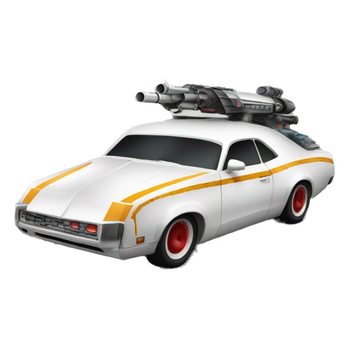 Car.Star Wars death car. Hot rod 1ca sticker