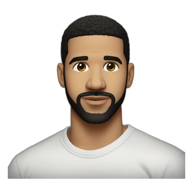 Drake realistic photo quality sticker