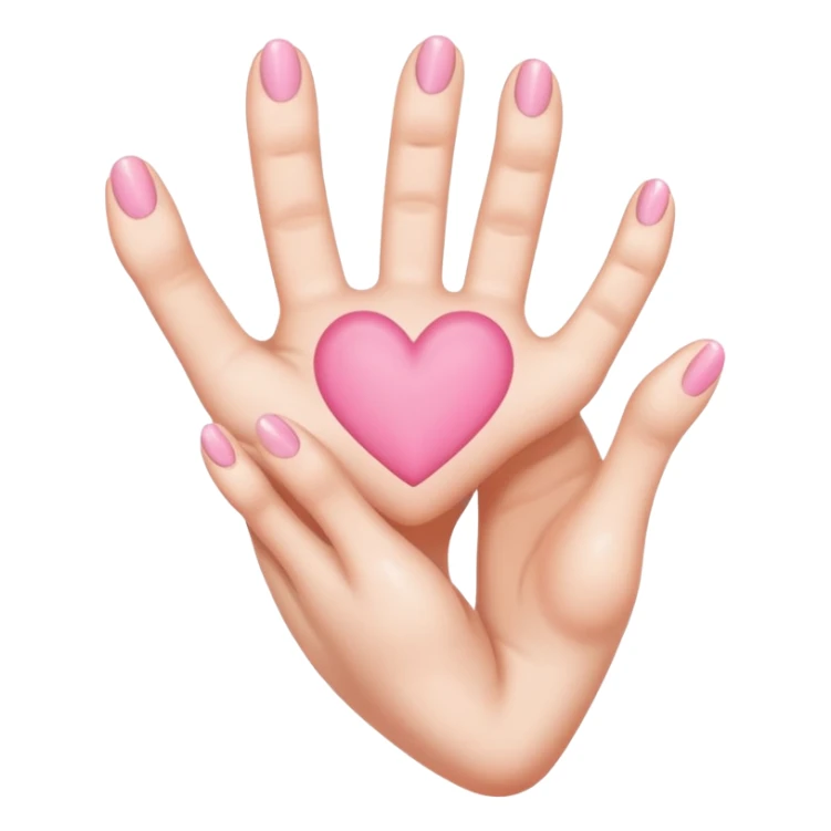 hand heart but with feet instead of a hand sticker