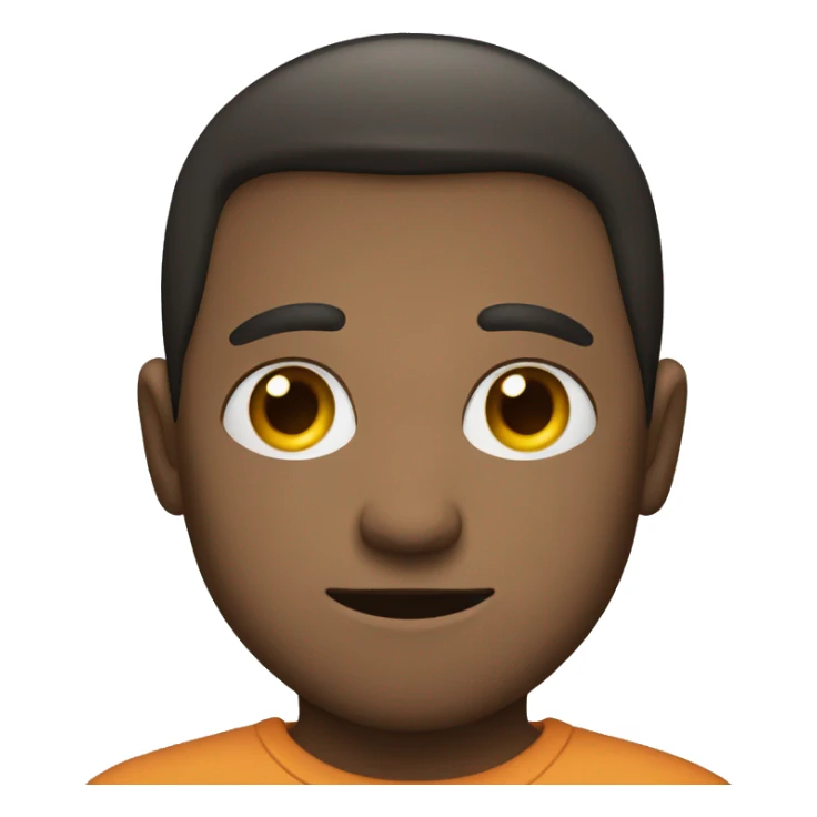 male with eyes that are wide apart sticker