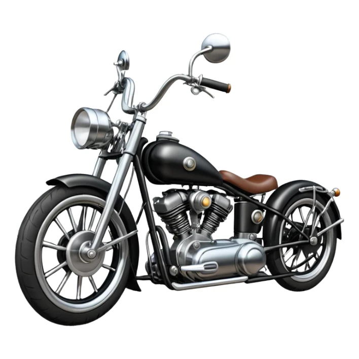 Tandem-wheel double rear axle steam engine motorcycle (two wheels in the back, one in front of the other) sticker