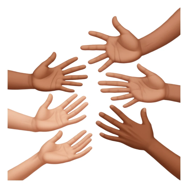 Die Erschaffung adams nur die Hände sticker