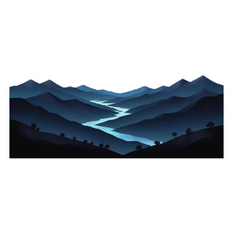 Edgy Black night sky Aesthetic scene scenery full picture  sticker