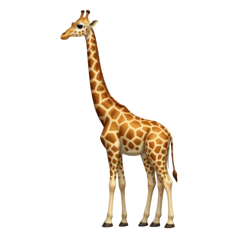 full body of giraffe sticker