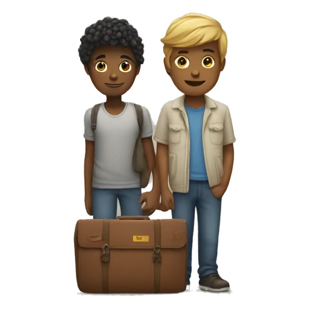 love at a distance sticker