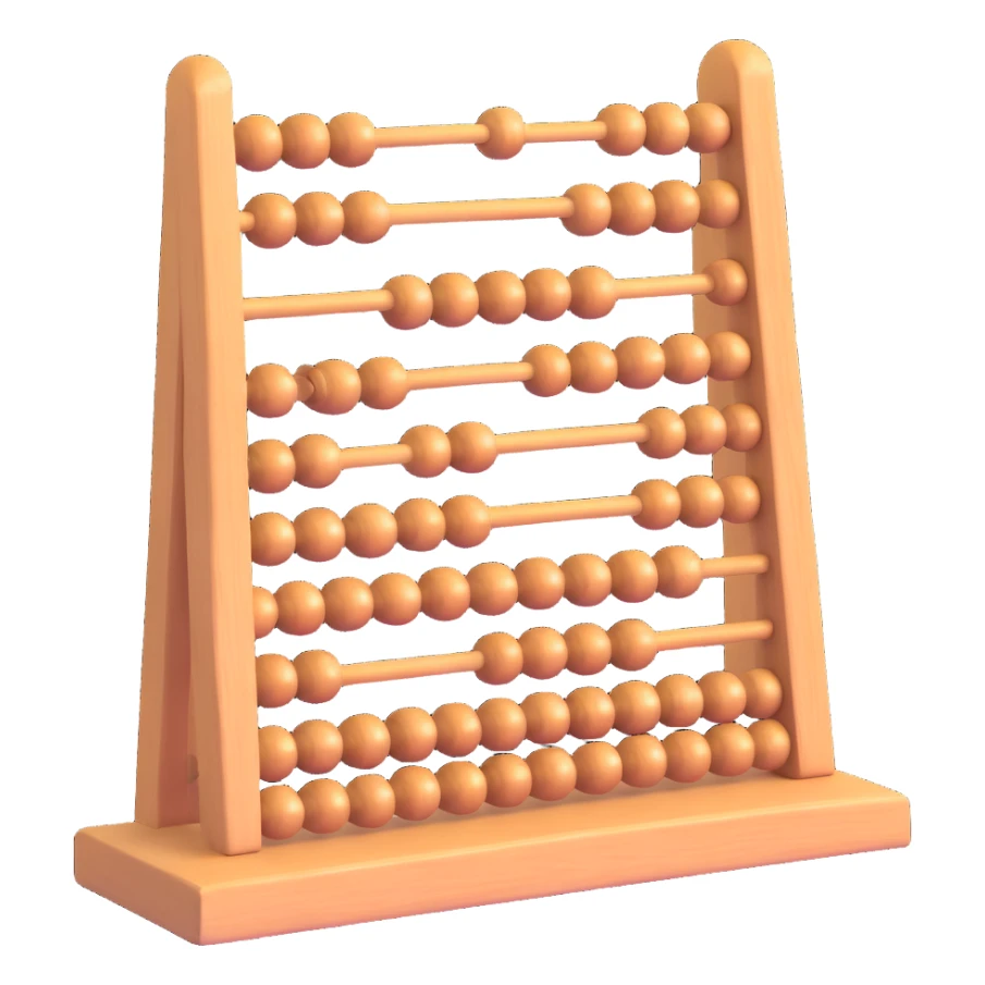 ancient abacus sticker