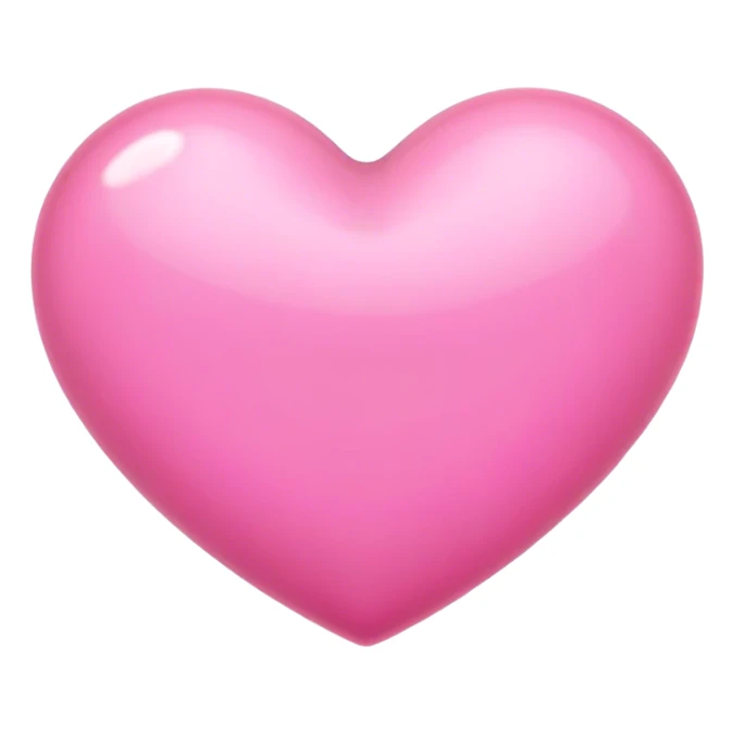 Pink heart sticker