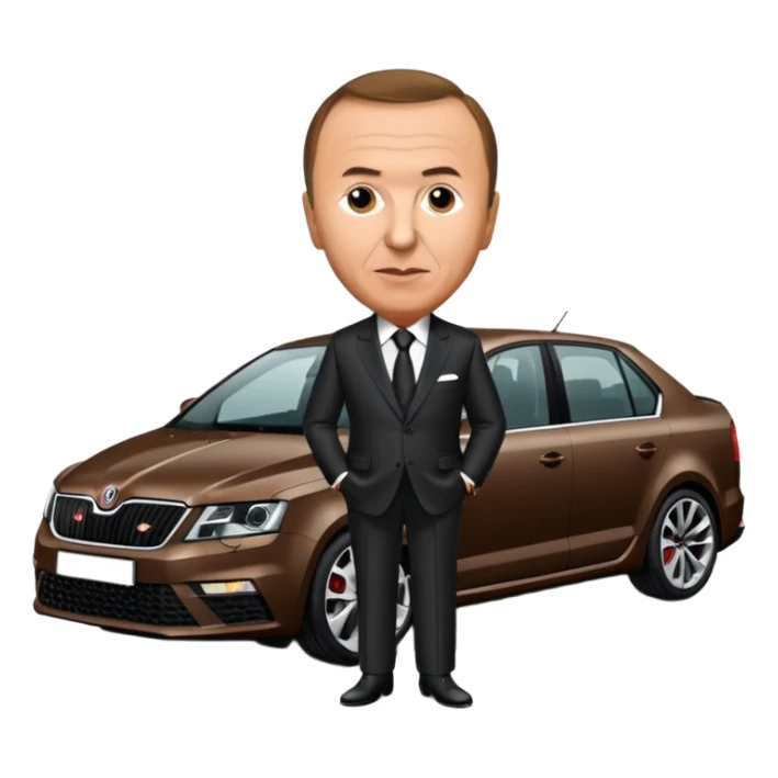 Recep Tayyip Erdoğan Skoda Octavia rs kullanıyor sticker