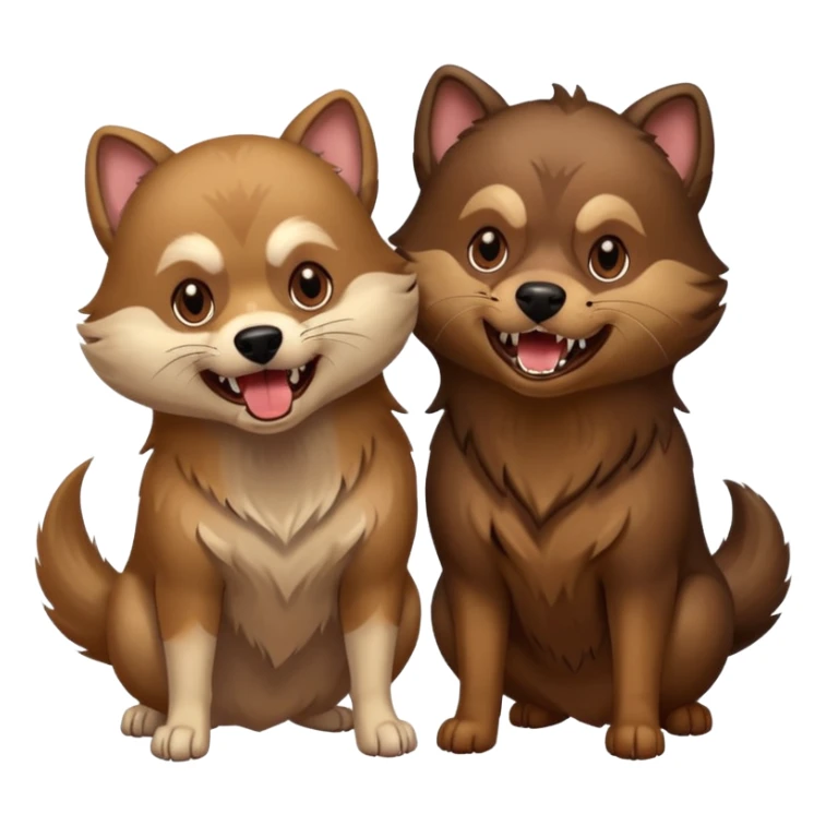 The dogs of war mink sticker