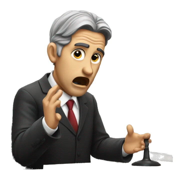 Lawyer arguing in court sticker