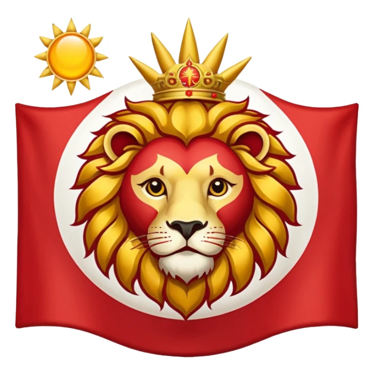 Iran Lion and Sun Flag Emoji sticker