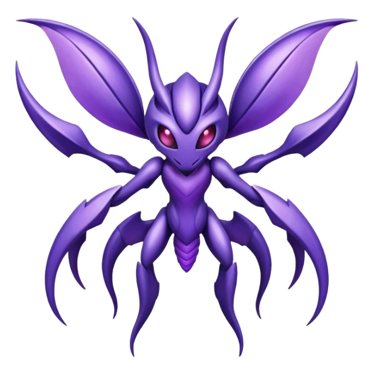 Genesect-Lunala-Fakémon-hybrid-creature (full body)  sticker