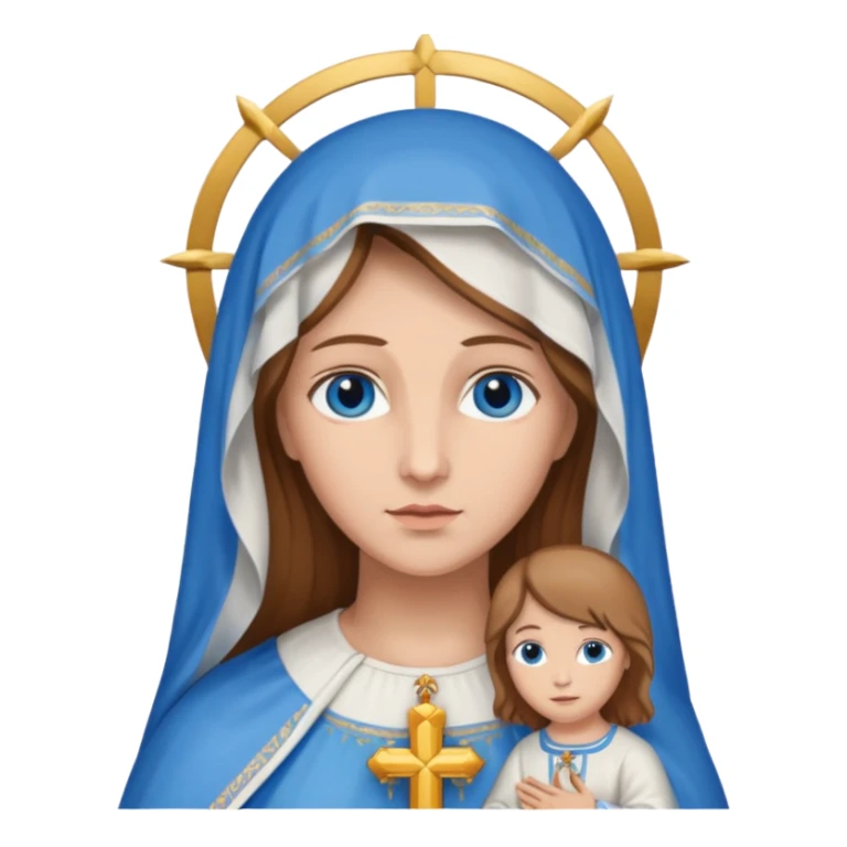Our lady coredemptorix, holy Mary sticker