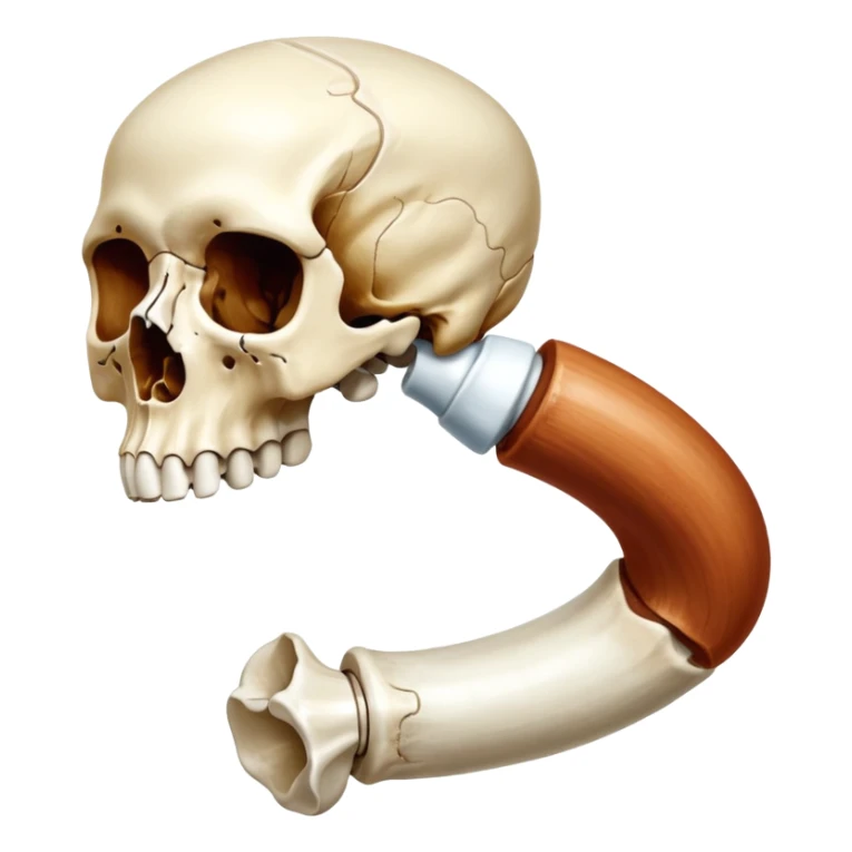 Hueso coxal y articulacion de la cadera sticker