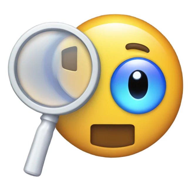 logo in a pixel art style featuring a magnifying glass as the central element. Inside the circular lens of the magnifying glass, place a pixelated letter 'A' sticker