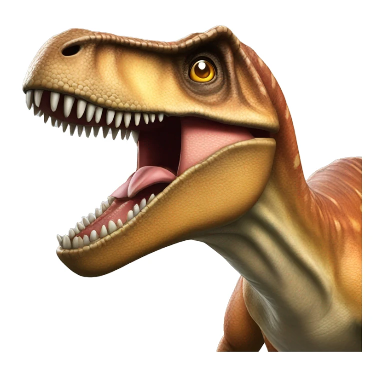 T rex he attacca un brachiosauro sticker