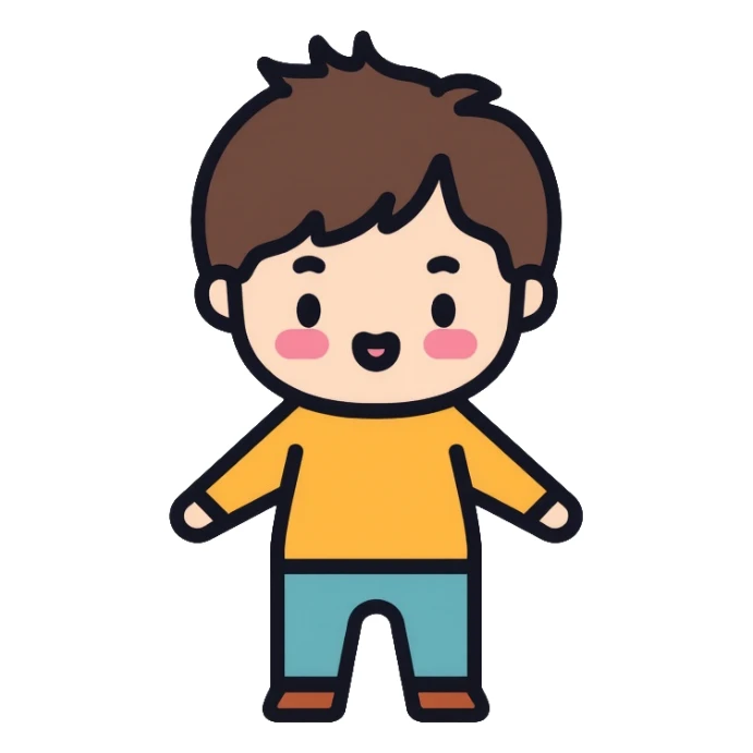 child figure sticker