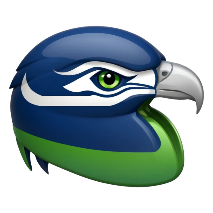Create me a seahawks emoji sticker