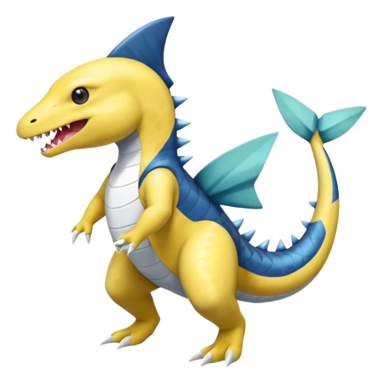 Sharpedo-Gabite-Ampharos-Rhypherior-Sceptile-fusion sticker