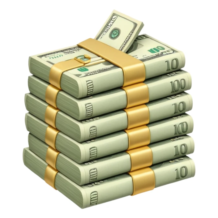 Yamaka made of money sticker