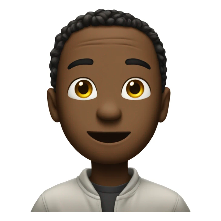 An emoji in a movie poster sticker