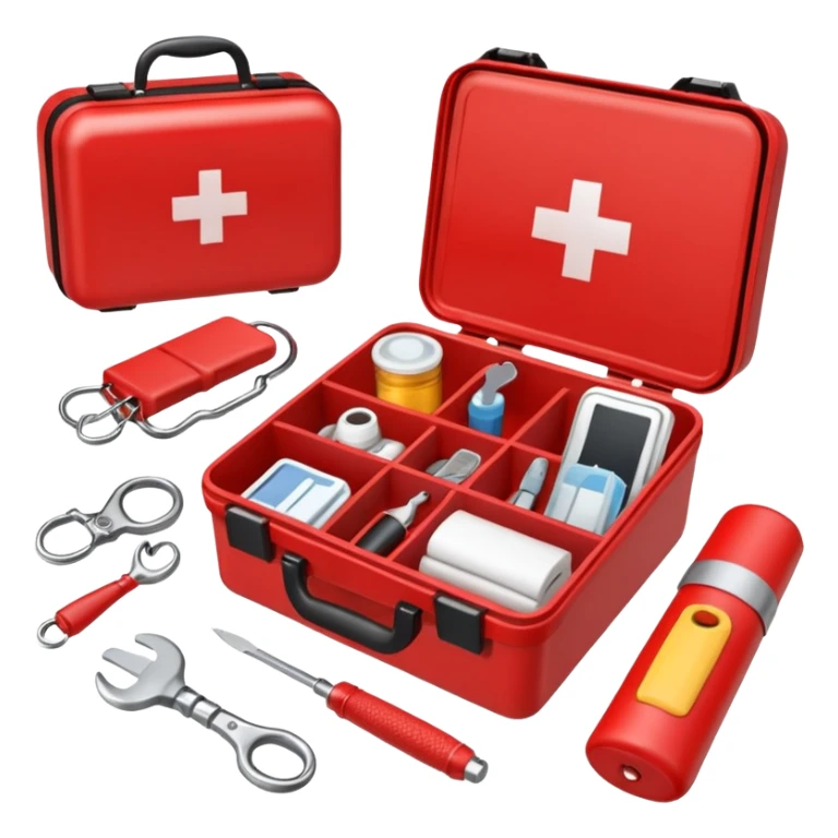 emergency kit sticker