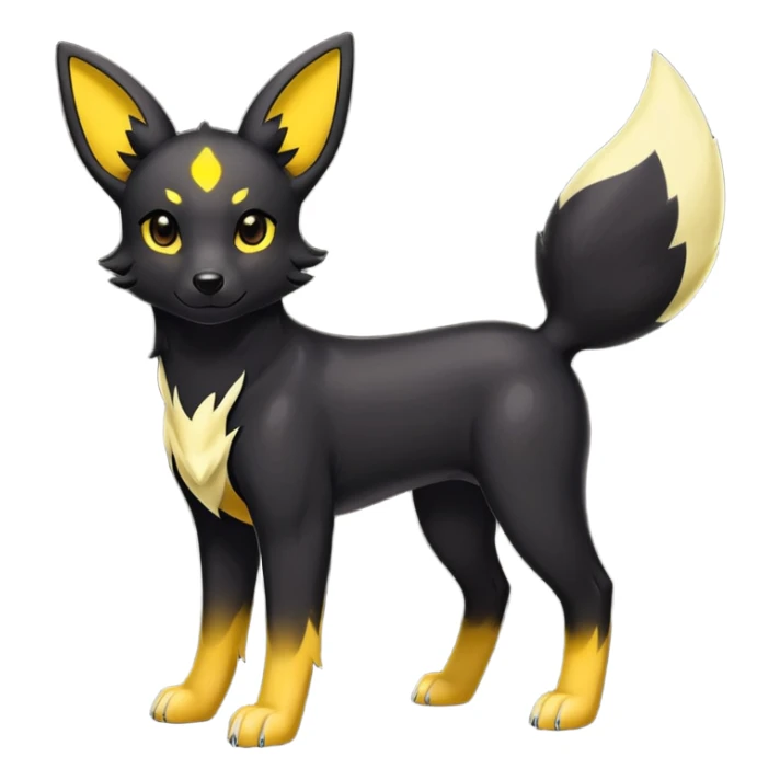 Houndour-Umbreon-hybrid sticker