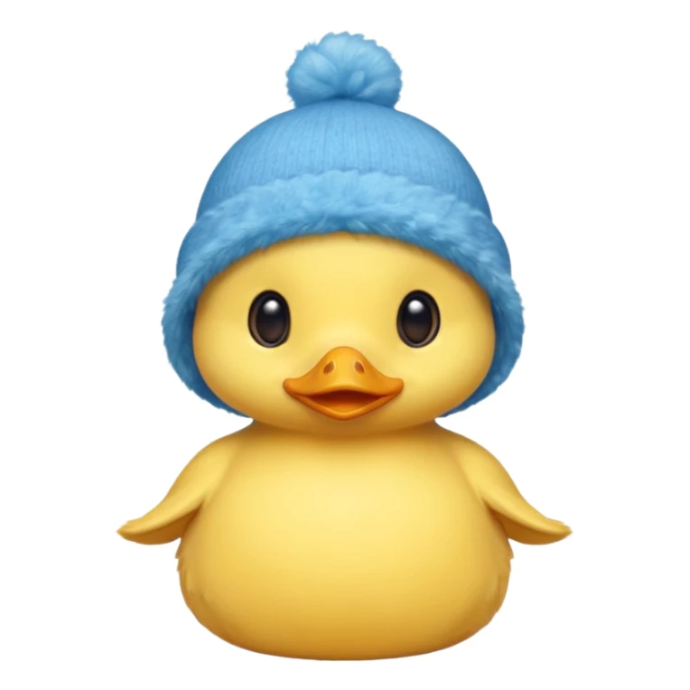 blue hats, baby duck sticker