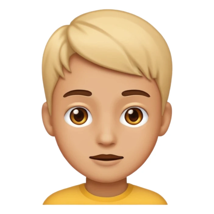 Plz a person who is young in emoji saradr sticker