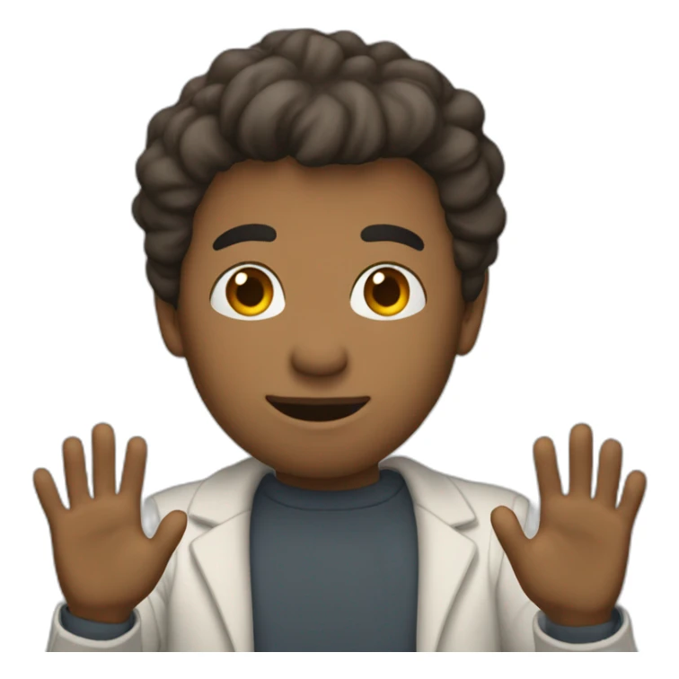 man saying goodbye, Mans full body should be seen sticker