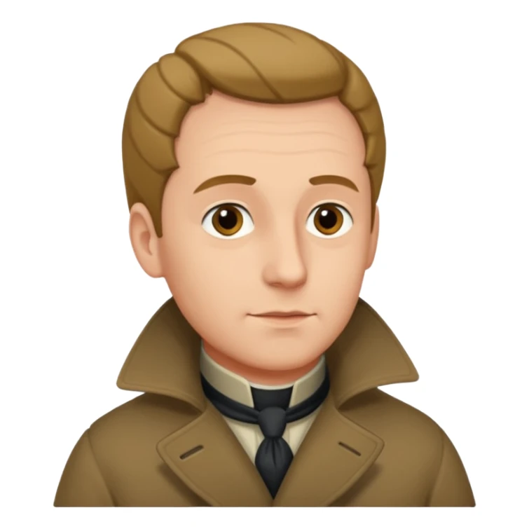 Johann Gottlieb Fichte three-quarter view sticker