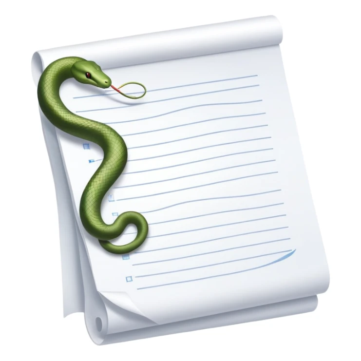 long curling to-do list paper winding like a snake with many small checkboxes fading into distance sticker