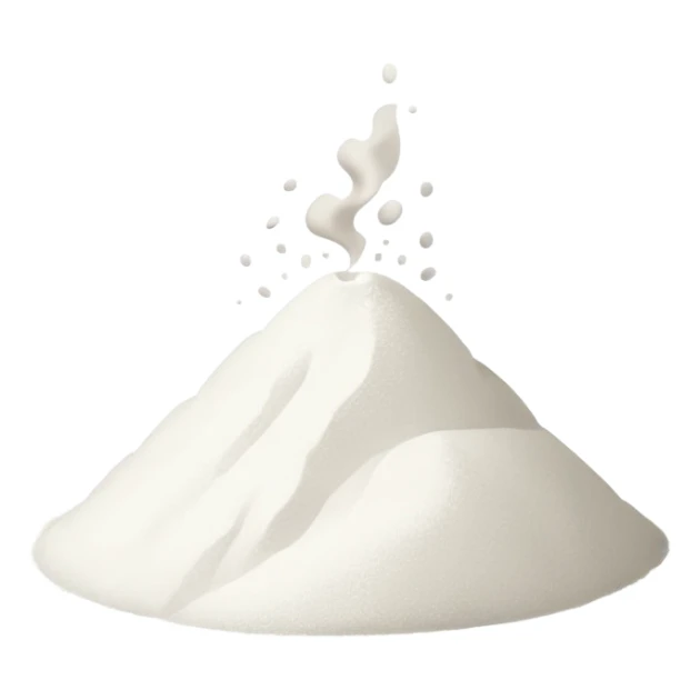 Talcum powder sticker