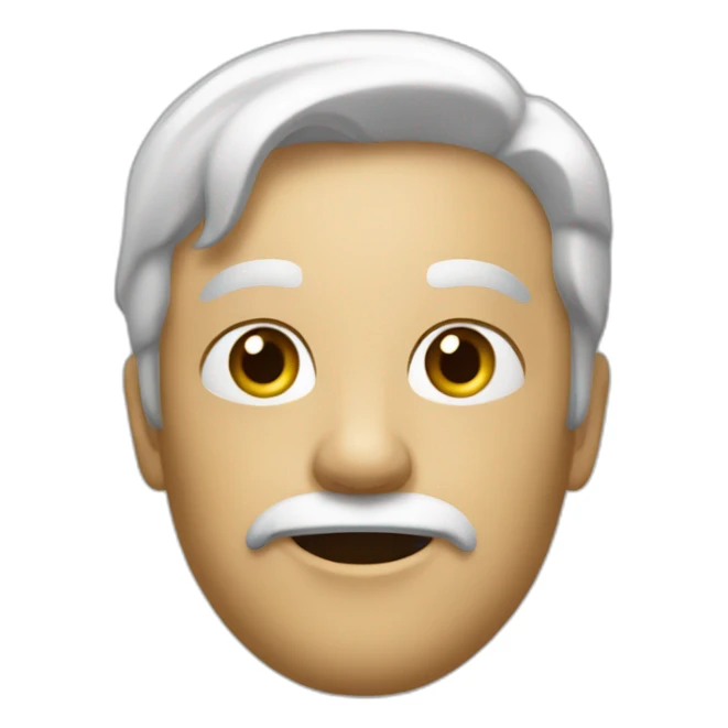 Un emoji qui a un regard latéral sticker