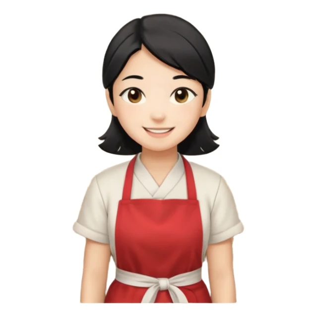emoji de um lojista japones em uma barraquinha de comida sticker