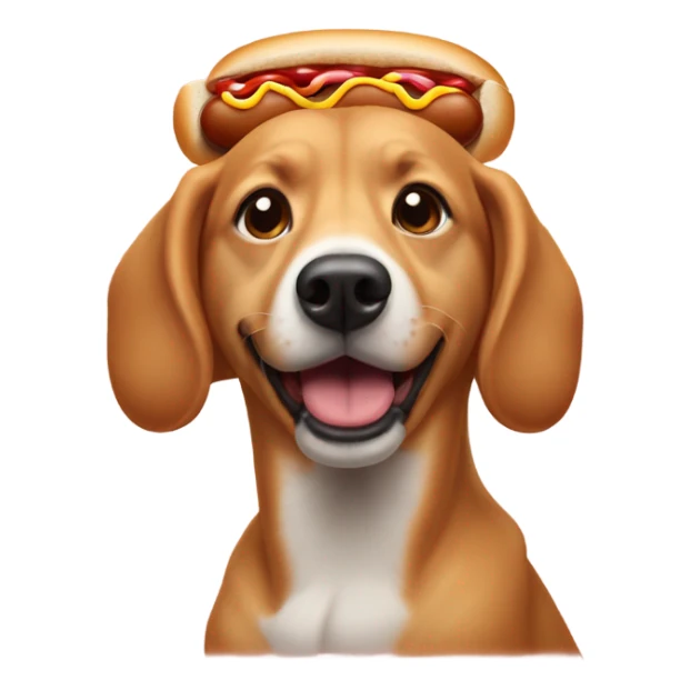 Rizzler hot dog holding dog sticker