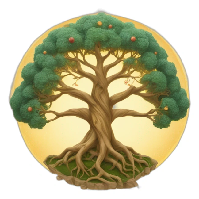 Kabbalah Tree of Life sticker