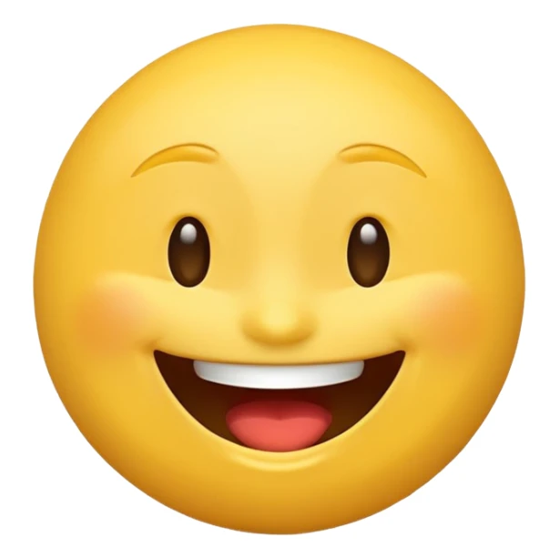 Create a  Laugh reaction emoji for a new social media app sticker