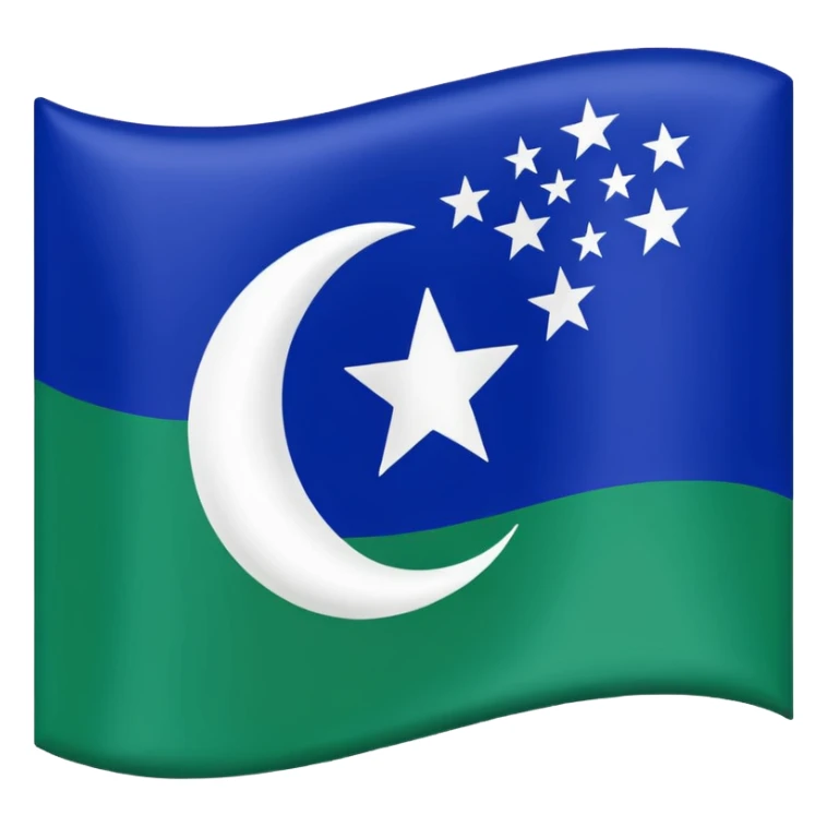 The flag of Awdal state in somaliland sticker