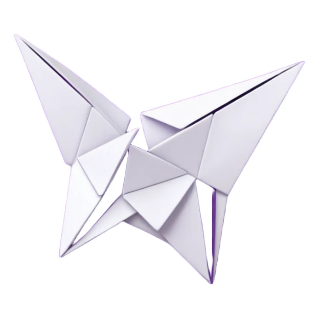 Glitter Purple and White Coringa Card sticker