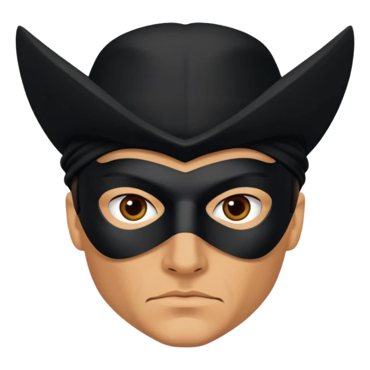 Zorro animal  quítale la máscara  sticker