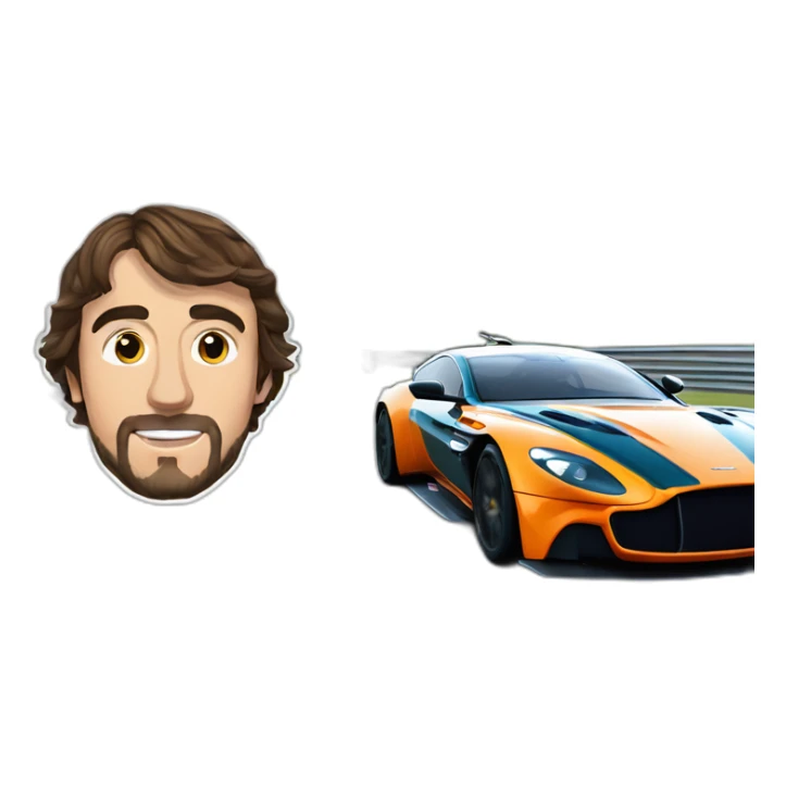 fernando alonso aston martin sticker