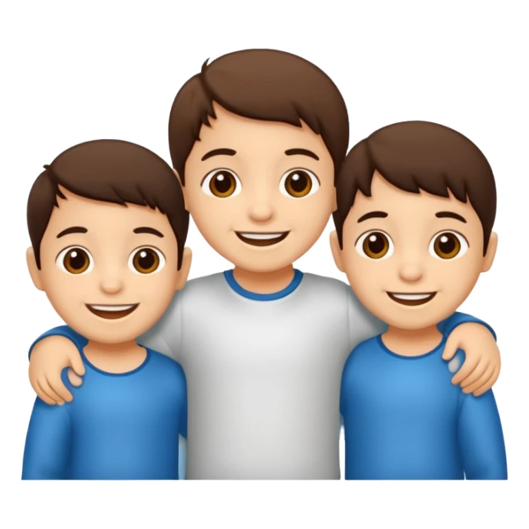 Crea tres profes de niños pequeños sticker