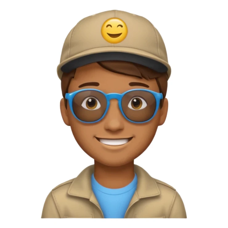 create city boy emoji the meme from tik tok sticker