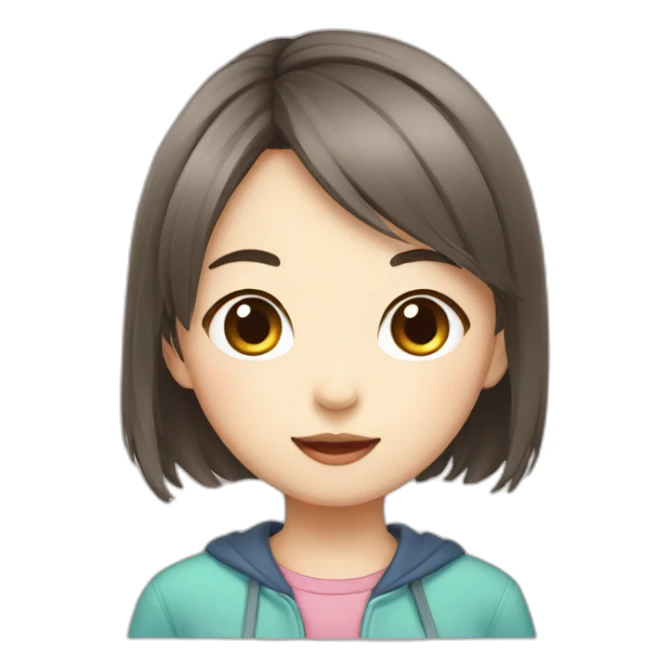 cute girl Taiwanese sticker