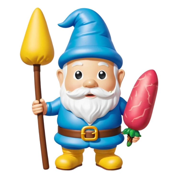   jeff koons style SPAM meat garden gnome inflatable  art sticker