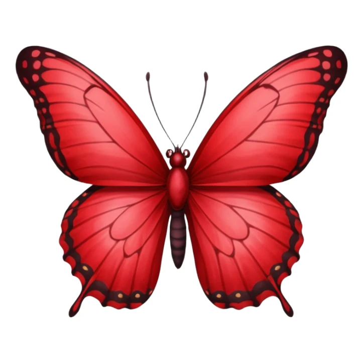 UNA BUTTERFLY FANTASY. DEBE TENER ESTE TONO/COLOR APROX: #BF1736 sticker