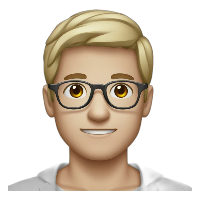 Quimico farmacológico joven con lentes  sticker